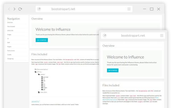 Influence theme is well documented